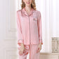 16Momme Pure Mulberry Silk Long Sleeves Notch Collar Pajamas Set [SKPA0027]