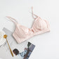 Wireless Cute Seamless 3/4 Cup Mulberry Silk Bras [SKBR0057]