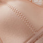 Wireless Romantic Anti Emptied Triangle Lace Mulberry Silk Bras [SKBR0038]