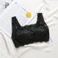 Wireless Elegant Anti Emptied Tube Top Lace Mulberry Silk Bras [SKBR0022]