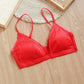 Wireless Romantic Seamless Triangle Mulberry Silk Bras [SKBR0061]