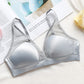 Wireless Sexy Seamless Full Cup Sheer Mulberry Silk Bras [SKBR0008]