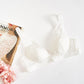 Wireless Romantic Gathered 3/4 Cup Lace Mulberry Silk Bras [SKBR0028]