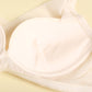 Wireless Sexy Gathered Full Cup Lace Mulberry Silk Bras [SKBR0035]