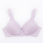 Wireless Simple Plus Size Breathable 3/4 Cup Mulberry Silk Bras [SKBR0027]